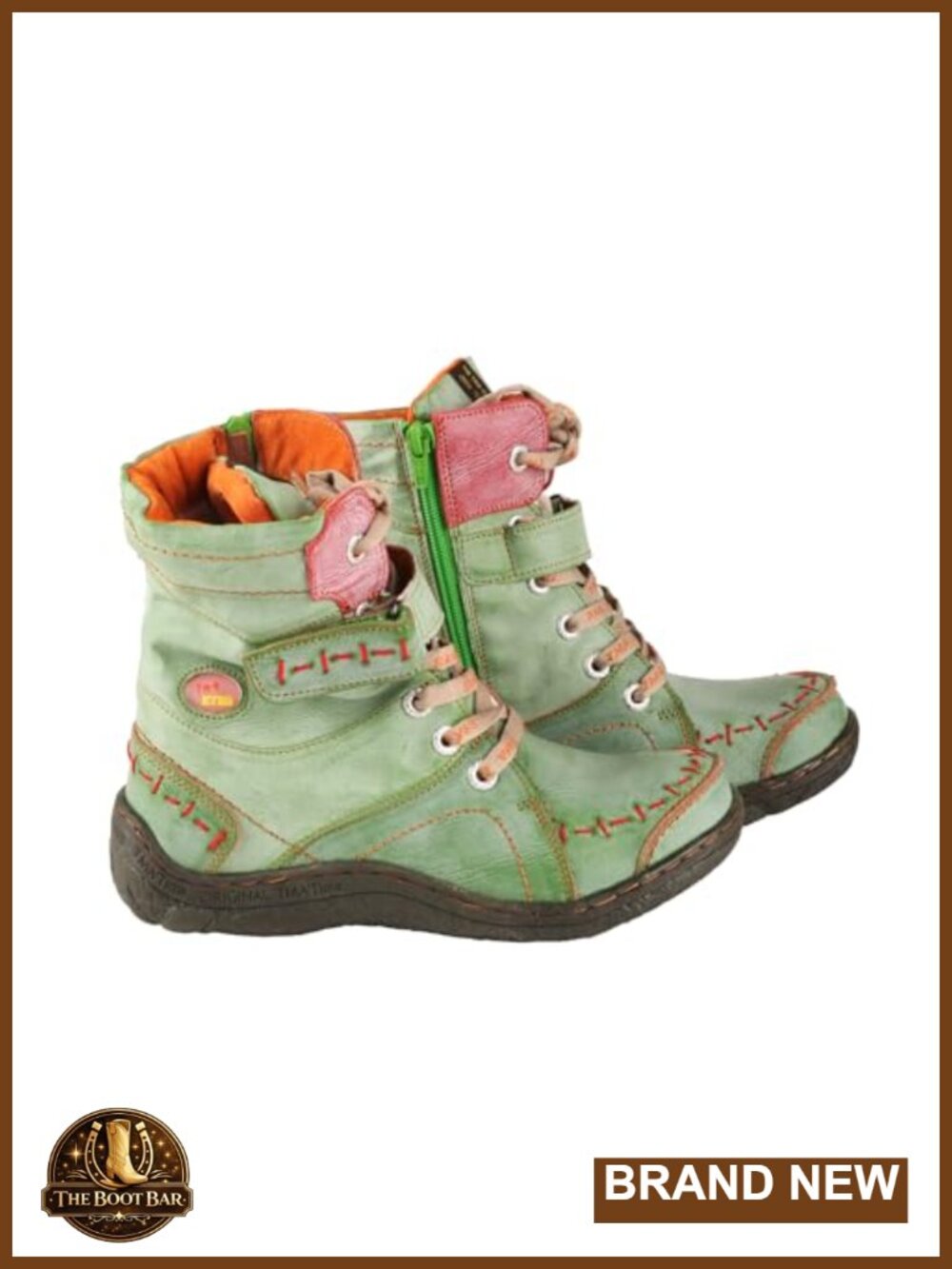 Women's Lace-Up Leather Ankle Boots Faux Fur Lining Non-Slip - Picture 3 of 5